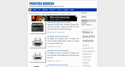 Desktop Screenshot of driversprinters.com