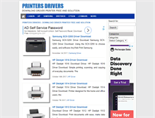 Tablet Screenshot of driversprinters.com